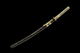 Japanese Samurai Sword Golden Blade Katana Sharp LW0244