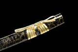 Japanese Samurai Sword Golden Blade Katana Sharp LW0244