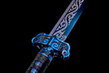 Chinese High Carbon Steel  Tang Dynasty Blue Sword  HW-006