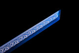Chinese High Carbon Steel  Tang Dynasty Blue Sword  HW-006