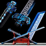 Chinese High Carbon Steel  Tang Dynasty Blue Sword  HW-006