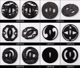 Hand Made Iron Tsuba For Japanese Samurai Swords