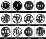 Hand Made Iron Tsuba For Japanese Samurai Swords