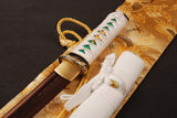 Japanese Samurai Sword Red Blade Folded Steel Tantō ESB300