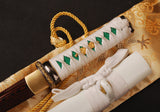 Japanese Samurai Sword Red Blade Folded Steel Tantō ESB300