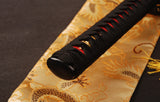 Japanese Samurai Sword Folded Steel Clay Tempered Katana ESD01