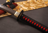 Japanese Samurai Sword Folded Steel Clay Tempered Katana ESD01