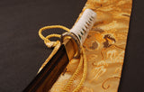 Japanese Samurai Sword Red Blade Folded Steel Tantō ESB300