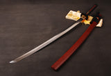 Japanese Samurai Sword Folded Steel Clay Tempered Katana ESD01