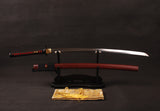 Japanese Samurai Sword Folded Steel Clay Tempered Katana ESD01
