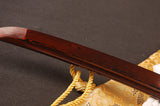 Japanese Samurai Sword Red Blade Folded Steel Tantō ESB300
