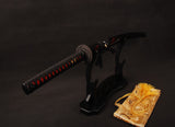 Japanese Samurai Sword Red Blade Folded Steel Katana ESB101