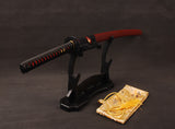 Japanese Samurai Sword Folded Steel Clay Tempered Katana ESD01