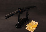 Japanese Samurai Sword Folded Steel Clay Tempered Katana ESD101