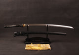 Japanese Samurai Sword Folded Steel Clay Tempered Katana ESD101