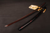 Japanese Samurai Sword Red Blade Folded Steel Katana ESB101
