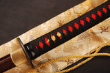 Japanese Samurai Sword Red Blade Folded Steel Katana ESB101