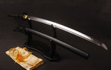 Japanese Samurai Sword Folded Steel Clay Tempered Katana ESD101