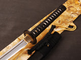 Japanese Samurai Sword Folded Steel Clay Tempered Katana ESD101