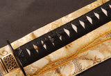 Japanese Samurai Sword Folded Steel Clay Tempered Katana ESD101