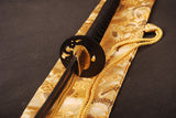 Japanese Samurai Sword Folded Steel Clay Tempered Katana ESD101
