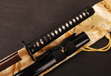Japanese Samurai Sword Red Blade Folded Steel Katana ESB102