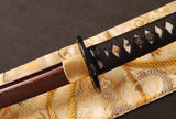 Japanese Samurai Sword Red Blade Folded Steel Katana ESB102