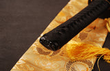 Japanese Samurai Sword Folded Steel Clay Tempered Katana ESD101