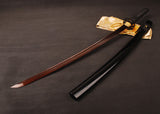 Japanese Samurai Sword Red Blade Folded Steel Katana ESB102