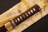 Japanese Samurai Sword Red Blade Folded Steel Tantō ESB302