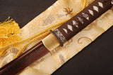 Japanese Samurai Sword Red Blade Folded Steel Tantō ESB302