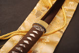 Japanese Samurai Sword Red Blade Folded Steel Tantō ESB302