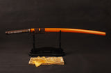 Japanese Samurai Sword Folded Steel Clay Tempered Katana ESD02