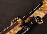 Japanese Samurai Sword Red Blade Folded Steel Katana ESB103