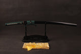 Japanese Samurai Sword Folded Steel Clay Tempered Katana ESD102