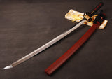 Japanese Samurai Sword High Carbon Steel Clay Tempered Katana ESC07