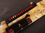 Japanese Samurai Sword High Carbon Steel Clay Tempered Katana ESC07