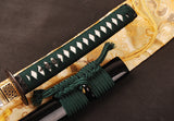 Japanese Samurai Sword Folded Steel Clay Tempered Katana ESD102