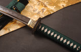 Japanese Samurai Sword Folded Steel Clay Tempered Katana ESD102