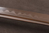 Japanese Samurai Sword Folded Steel Clay Tempered Katana ESD102