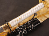 Japanese Samurai Sword Folded Steel Clay Tempered Katana ESD03
