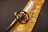 Japanese Samurai Sword Folded Steel Clay Tempered Katana ESD03