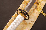 Japanese Samurai Sword Folded Steel Clay Tempered Katana ESD03