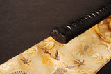Japanese Samurai Sword Red Blade Folded Steel Katana ESB104