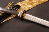 Japanese Samurai Sword Folded Steel Clay Tempered Katana ESD03