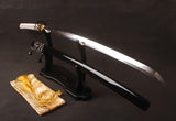 Japanese Samurai Sword Folded Steel Clay Tempered Katana ESD03