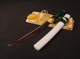 Japanese Samurai Sword Red Blade Folded Steel Tantō ESB303