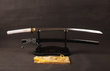 Japanese Samurai Sword Folded Steel Clay Tempered Katana ESD03