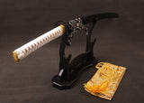 Japanese Samurai Sword Folded Steel Clay Tempered Katana ESD03