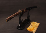 Japanese Samurai Sword Folded Steel Clay Tempered Katana ESD103